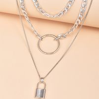 Collier Pour Femme Multicouche À Pendentif En Métal À La Mode main image 5