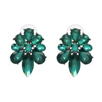 Imitated Crystal&cz Fashion Flowers Earring  (red) Nhjj4322-red sku image 1