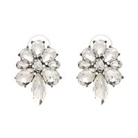 Imitated Crystal&cz Fashion Flowers Earring  (red) Nhjj4322-red sku image 2