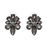 Imitated Crystal&cz Fashion Flowers Earring  (red) Nhjj4322-red sku image 3