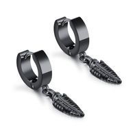 Titanium&stainless Steel Fashion Geometric Earring  (steel Color) Nhop1832-steel Color sku image 2