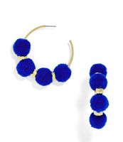 Alloy Fashion  Earring  (blue) Nhom0061-blue sku image 1