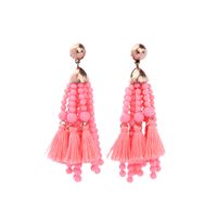 Gland Boucles D'oreilles Pour Les Femmes Tempérament Sauvage Bohème Ethnique Style Perle Boucles D'oreilles Européen Et Américain De Mode Croix-frontière Vendu Bijoux En Gros sku image 1