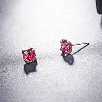 Alloy Simple Geometric Earring  (red) Nhlj3677-red sku image 1