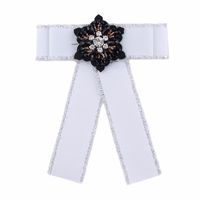 Alloy Fashion Bows Brooch  (white) Nhjq9915-white sku image 1