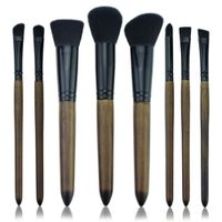 Plastic Fashion  Makeup Brush  (8 Sticks - Logs White) Nhao0013-8 Sticks - Logs White sku image 2