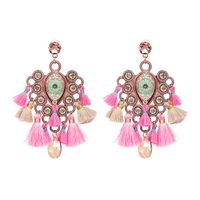 Alloy Fashion Geometric Earring  (pink) Nhjj3963-pink sku image 1