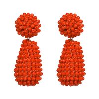 Fashion Acrylic Earring Geometric Nhjj3934-red sku image 2