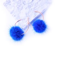Fashion Alloy Plating Earring Tassel (blue)  Nhqd4302-blue sku image 1