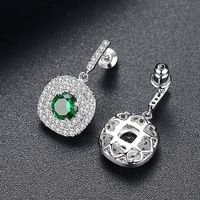 Fashion Zircon Plating Earrings  (pure White -03d02)  Nhtm0070-pure White -03d02 sku image 7