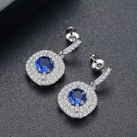 Fashion Zircon Plating Earrings  (pure White -03d02)  Nhtm0070-pure White -03d02 sku image 8