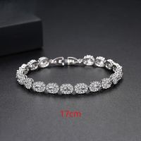 Jinse Danyang Mikro Eingelegte Aaa Zirkon Armband Voller Diamanten Hersteller Großhandel Luxus Und Großzügige Frauen sku image 1