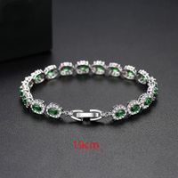 Jinse Danyang Mikro Eingelegte Aaa Zirkon Armband Voller Diamanten Hersteller Großhandel Luxus Und Großzügige Frauen sku image 6