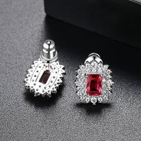 Fashion Zircon Plating Earrings  (white -04d01)  Nhtm0029-white -04d01 sku image 2