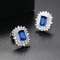 Fashion Zircon Plating Earrings  (white -04d01)  Nhtm0029-white -04d01 sku image 4