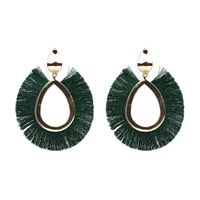 Fashion Alloy  Earrings Geometric (green)  Nhjj3798-green sku image 2
