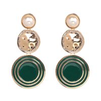 Fashion Alloy  Earring Geometric (green)  Nhjj3717-green sku image 7