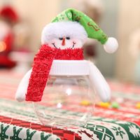 Fashion Cloth  Christmas Utenciles  (round Candy Jar Snowman)  Nhhb0167-round Candy Jar Snowman sku image 1
