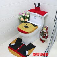 Fashion Cloth  Christmas Utenciles  (elk Toilet Cover)  Nhhb0156-elk Toilet Cover sku image 1