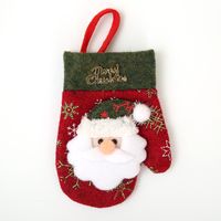 Weihnachten Süß Weihnachtsmütze Schneeflocke Nicht Gewebt Täglich Festival Hängende Ornamente sku image 1