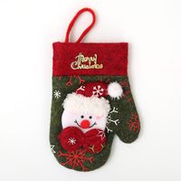 Weihnachten Süß Weihnachtsmütze Schneeflocke Nicht Gewebt Täglich Festival Hängende Ornamente sku image 2