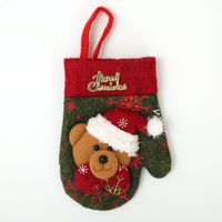 Weihnachten Süß Weihnachtsmütze Schneeflocke Nicht Gewebt Täglich Festival Hängende Ornamente sku image 4