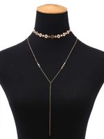 Fashion Alloy Plating Necklace Geometric (set Alloy 0100)  Nhxr1676-set Alloy 0100 sku image 1