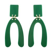 Fashion Acrylic  Earring Geometric (green)  Nhgy0813-green sku image 1