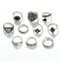 Other Alloy  Rings Geometric (ancient Alloy)  Nhgy0755-ancient Alloy sku image 1