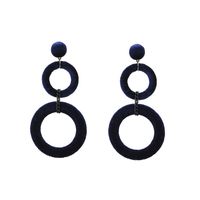 Fashion Alloy Plating Earring  (black)  Nhxr1630-black sku image 2