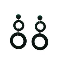 Fashion Alloy Plating Earring  (black)  Nhxr1630-black sku image 3