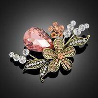 Korea Alloy Plating Brooch Flowers (ancient Pink Ae103-a)  Nhdr2347 sku image 1