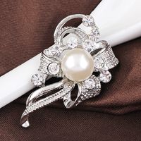 Fashion Alloy Plating Brooch Flowers (ab080-a)  Nhdr2230 sku image 1