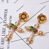 Fashion Alloy Plating Earring Geometric (a)  Nhnt0092 sku image 1