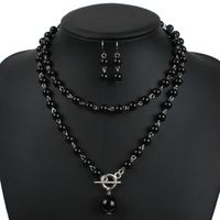 Europäische Und Amerikanische Mode Perlenkette, Verstellbare Halskette Um Den Hals, Mehrfarbiges Langes Pullover-kettenset 7100 sku image 3