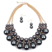 Occident And The United States Beads  Necklace (black)  Nhct0034-black sku image 1