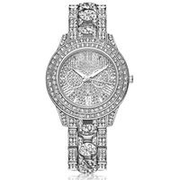 2018 Neue Gypsophila Stahl Gürtel Uhr Strass Volle Diamant Damen Uhr Mode Studenten Uhr Außenhandel E-commerce-versorgung sku image 1