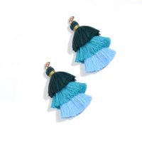 Occident And The United States Cotton Thread  Earring (b0561 Sapphire Blue)  Nhxr1391-b0561 Sapphire Blue sku image 1