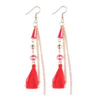 Folk-custom Alloy Hand Made Earring (pink)  Nhjq9084-pink sku image 2