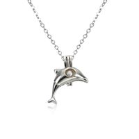 Européen Et Américain Hot Dolphin Perle Collier Divers Creux Pendentif Clavicule Chaîne Ventes Directes D'usine En Gros sku image 1