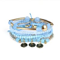 Européen Et Américain Rétro Bohème Bracelet Océan Style Multi-couche Perlé Fait Main Bracelet  Eaby Vente Chaude sku image 1