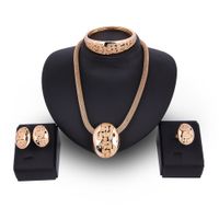 Occident And The United States Alloy Rhinestone Necklace Set (18k Alloy / 61164328)  Nhxs1291 sku image 1