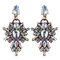 Occident And The United States Alloy Rhinestone Earring (blue And Yellow)  Nhjq7650 sku image 1