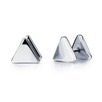 Einfache Dreiecks Ohrringe Spiral Ohrringe Kreative Mode Ohrringe Unisex sku image 1