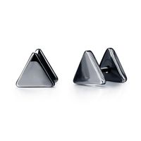 Einfache Dreiecks Ohrringe Spiral Ohrringe Kreative Mode Ohrringe Unisex sku image 2