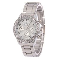 Leisure Ordinary Glass Mirror Alloy Watch (rose Alloy) Nhsy0571 sku image 2