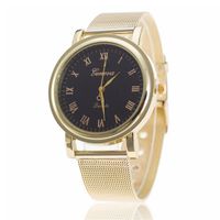 Leisure Ordinary Glass Mirror Alloy Watch (alloy Black Surface) Nhsy0088 sku image 2
