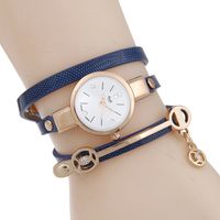 Neue Schlanke Mode Damen Uhr Casual Drei-kreis-wickel Armband Uhr Damenmode Quarzuhr Großhandel sku image 4