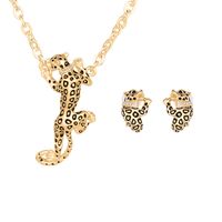 Occident Alloy Drill Set Earring + Necklace Nhxs0629 sku image 1