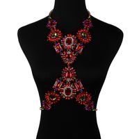 Occident Alloy Geometric Necklace ( Red ) Nhjq5521 sku image 1